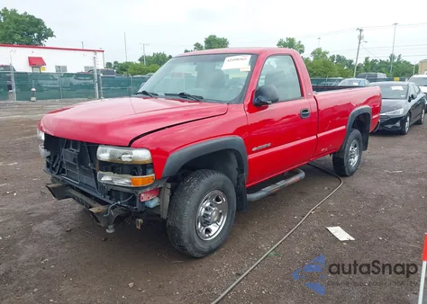 2001 Chevrolet Silverado 2500Hd from USA, damaged, VIN 1GCHC24U91Z334155